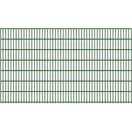 FA-Bausysteme Doppelstabmattenzaun 8/6/8 250 x 143 cm Moosgrün