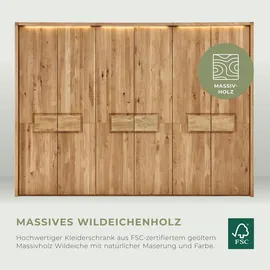 Home Affaire Kleiderschrank Ambroise 202 x 223 x 62 cm Braun