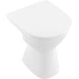 Villeroy & Boch ViCare Stand-Flachspül-WC, ohne Spülrand, 4684R0R1
