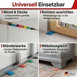 Inovatec Holz Verglasungsklötze 80 x 24 mit Eimer