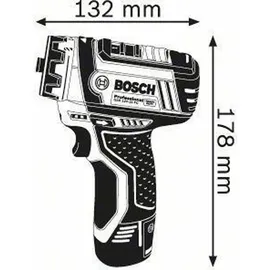 Bosch GSR 12V-15 FC Professional inkl. 2 x 2 Ah + L-Boxx 06019F6001