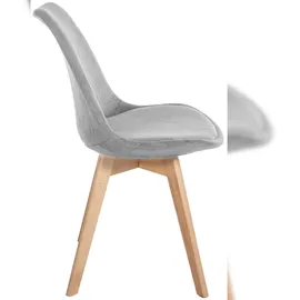 CLP 4er Set Esszimmerstuhl Linares Cord