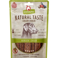 GranataPet 3 x 90g Natural Taste Edler Snack Hirsch