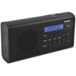 Kärcher Karcher DAB 2405 tragbares Digitalradio (DAB+/UKW Tuner, 20 Senderspeicher)