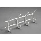 Hettich Garderobenhaken 4 Haken 37,0 x 15,0 x 7,0 cm Weiß