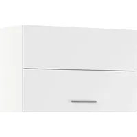 Impuls Küchen Hängeschrank Faltlifthängeschrank Prag und Valencia 90 x 34,2 x 57,9 cm Weiß