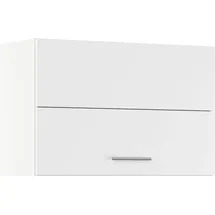 Impuls Küchen Hängeschrank Faltlifthängeschrank Prag und Valencia 90 x 34,2 x 57,9 cm Weiß