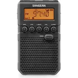 Sangean DT-800 +BATT schwarz (AM, FM), Radio, Blau, Weiss