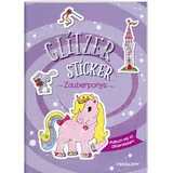Tessloff Glitzer-Sticker Malbuch. Zauberponys