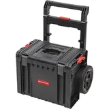 Toolbrothers RHINO L Cart Plus ECO Mobiler Werkzeugkoffer stapelbar 490 x 415 x 660 mm 29 l IP54 abnehmbarer Doppelteleskopgriff