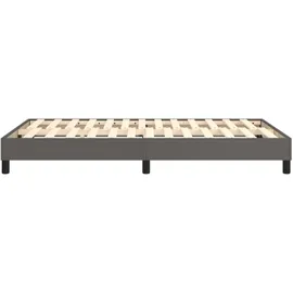 vidaXL Boxspringbett 120 x 200 cm Grau