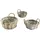 Kobolo Pflanzschale Pflanzset 3er Set 0 x 0 cm Grau
