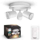Philips Hue White Ambiance Adore Spot 3 flg. weiß