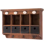 DESIGN DELIGHTS Küchenregal 60 x 0 x 0 cm Mahagoni