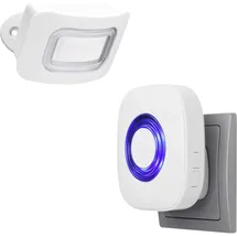 Pentatech Bewegungsmelder FD25 Weiß Set 82 dB 34112