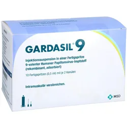 Gardasil 9 Inj.-sus.i.e.fertigspritze 10 St