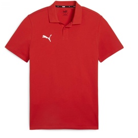 Puma Unisex Teamgoal Casuals Polo, Red White, 3XL