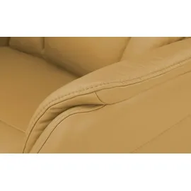 Hukla Relaxsessel Pascal Leder 83 x 105 x 90 cm Gelb drehbar
