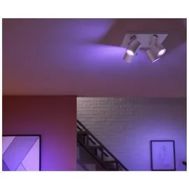 Philips Hue White and Color Ambiance Argenta 4-flg. aluminium
