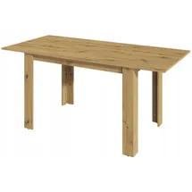 matkam Möbel Tisch Eiche Artisan, 120x75x80 cm, Esszimmer, Tische, Esstische