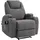 CLP Sessel Hepler Polyester 83 x 105 x 83 cm Grau mit Massagefunktion und Wärmefunktion