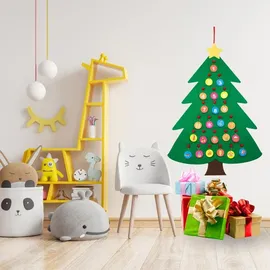 Zolta Adventskalender Weihnachtsbaum Filz 90 cm DIY