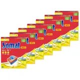 Somat All in 1 Spülmaschinen Tabs, 57 Tabs, XXL Pack, Geschirrspül Tabs für kraftvolle Reinigung mit Geruchsneutralisierer Funktion