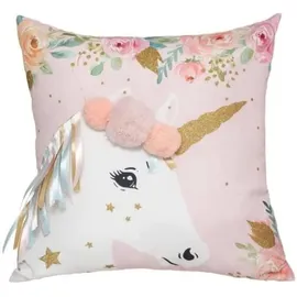 Atmosphera Kinderkissen Einhorn - 40x40 cm Atmosphera créateur d'intérieur