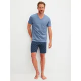 CALIDA Shorty Relax Imprint Blau 56 (XL)