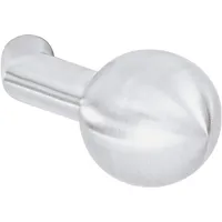 OGRO Knopfdrückerlochteil PREMIUM 8548 V Aluminium Silber