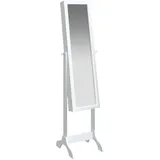 vidaXL Standspiegel 34 x 146 cm Weiß