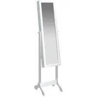 vidaXL Standspiegel 34 x 146 cm Weiß