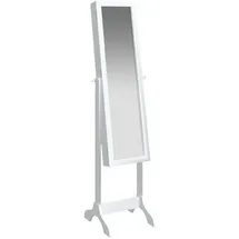 vidaXL Standspiegel 34 x 146 cm Weiß