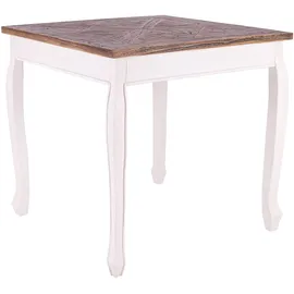 CLP Lindon 80 x 80 cm weiß/braun