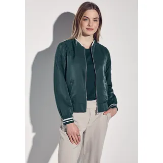 STREET ONE Damen, A212605 Satin Blouson Hunter Green, 38