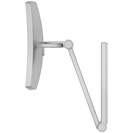 Keuco Kosmetikspiegel iLook_move 200x200mm, unbel., Schwenk., alu./finish