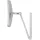Keuco Kosmetikspiegel iLook_move 200x200mm, unbel., Schwenk., alu./finish
