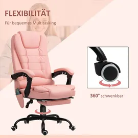 Vinsetto Gaming Sessel Rosa