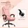 Vinsetto Gaming Sessel Rosa