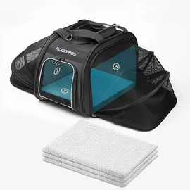 ROCKBROS Transport-Fahrradtasche für Katzen und Hunde schwarz