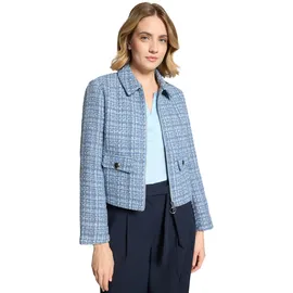 Betty Barclay Blazer-Jacke Blau/Weiß 40