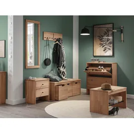 Home Affaire Dura Kommode 82 x 95 x 27 cm Braun / Beige