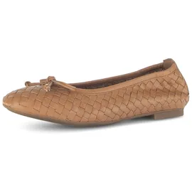 Gabor Ballerina GABOR "Eleganter Ballerina", Damen, Gr. 37,5, braun, Schuhe Ballerina