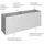 Biohort Hochbeet 2x0,5 201 x 53 x 77 cm silber-metallic