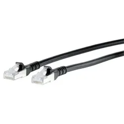 BTR 130845A000-E Patchkabel Cat.6A 10m 2RJ45 SFTP LSOH schwarz 130845A000E