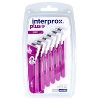 INTERPROX plus maxi lila Interdentalbürste 6 St Zahnbürste