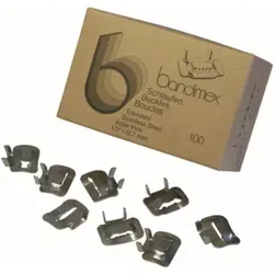 bandimex Schlaufe V2A 16mm-5/8", 100 Stück