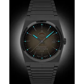 ruhla Space Control Sigmund Jähn Automatik Leder 40,0 mm 4660M-2