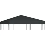 vidaXL Pavillondach 310 g/m2 3x3 m Grau