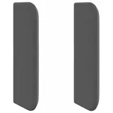 vidaXL Kopfteil Ohr Dunkelgrau 40,5 x 40,5 x 4 cm Stoff